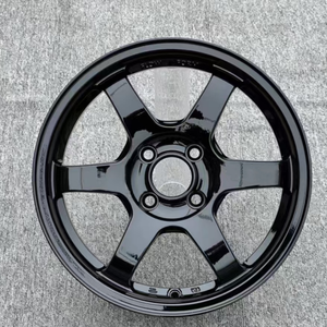 Jantes de voiture de course Gensole <span class=keywords><strong>Japan</strong></span> Design Te37 15 pouces 4 trous en alliage forgé <span class=keywords><strong>4X100</strong></span> neuves pour voiture de tourisme - Product Image 1