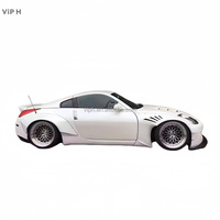 Nouveau kit carrosserie large RB pour 350Z avec pare-chocs avant en fibre de verre, lèvre avant et aileron de garde-boue – Fixation universelle par vis