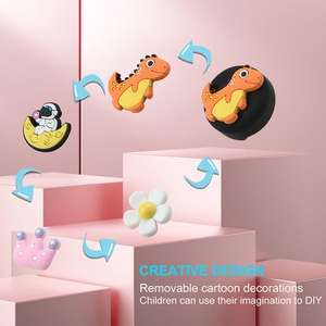 Tùy Chỉnh Silicone Trẻ Em Của Dây Giày Không Khí Tag Trường Hợp Chủ Dễ Thương Phim Hoạt Hình Trẻ Em Giày Không Thấm Nước Clip <span class=keywords><strong>GPS</strong></span> <span class=keywords><strong>Tracker</strong></span> Trường Hợp Cho Airtags - Product Image 5