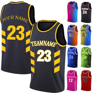 Custom Basketbal Jersey Bedrukt Basketbal Ronde Hals Slijtage Ademende Mannen Basketbal Singlet Uniform - Product Image 4