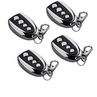 Télécommande sans fil 315/433 MHz en métal à 4 boutons pour porte de garage, code roulant, clonage, code fixe, apprentissage du code pour portail et porte de garage