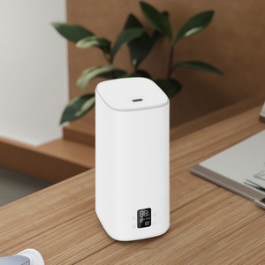 RUNAL Smart Tuya App WiFi Ultrasonic Air Humidifier Essential <b>Oil</b> <b>Diffuser</b> Plastic Portable 51-100ml Capacity USB Household - Product Image 1
