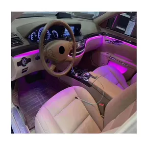 Navihua Car Air Vent Atmosphere Light Interior LED Decorative Ambient Light for Mercedes Benz W221 to W222 S Class