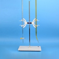 Burettes acido-alcalines de laboratoire, pinces papillon, marbre, acier inoxydable, titrateurs en verre trempé pour utilisation en laboratoire