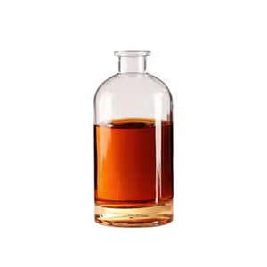 Bouteille en verre cylindrique <span class=keywords><strong>de</strong></span> luxe personnalisée OEM avec bouchon à vis à bouche plate et sérigraphie pour whisky, rhum, tequila, <span class=keywords><strong>vodka</strong></span> - Product Image 6