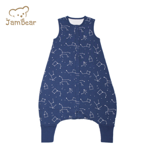 100% sac de couchage pour bébé en coton biologique avec jambes Eco sac de couchage pour bébé avec jambes fendues sac de couchage pour bébé - Product Image 2