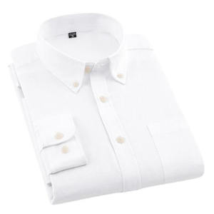 Oxford Heren Overhemden Met Lange Mouwen Casual Wit Rood Blauw Grijs Groen Navy Business <span class=keywords><strong>Shirt</strong></span> Heren Small-Up <span class=keywords><strong>Shirt</strong></span> Met Lange Mouwen - Product Image 5