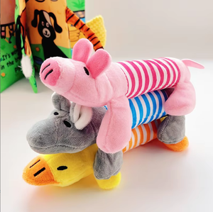 <span class=keywords><strong>Ipet</strong></span> Juguete de Peluche Ecológico Clásico para Perros, con Sonido, para Descompresión y Mordida, con Diseño de Patito, Cerdito y Elefante Bordados de Dibujos Animados - Product Image 5