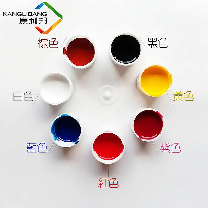 Pigmentos cosméticos à base d'água líquida, fabricante da china, tintura colorida de pasta de água para borracha de silicone