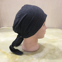 Bufanda árabe de alta calidad para mujer musulmana, gorro Hijab interno suave de Color sólido con lazo elástico, turbante deportivo instantáneo