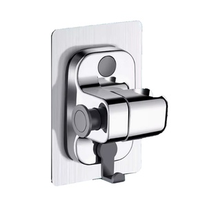 Soporte ajustable para cabezal de ducha con gancho, cabezal de ducha de mano extraíble y soporte de succión para montaje en pared - Product Image 1