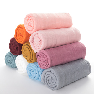 Paquete de 3 mantas de muselina para envolver bebés - Mantas suaves de algodón de bambú unisex para recién nacidos, niños y niñas - Product Image 2