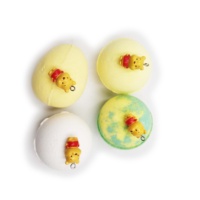 Bombes de bain colorées bio personnalisées avec logo, jouets surprise, relaxantes, hydratantes, naturelles, en forme de dessin animé, 140g, pour usage domestique, pour enfants