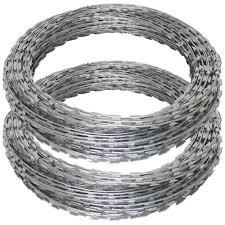 Manufacturer Anping China Best Price High Quality <span class=keywords><strong>concertina</strong></span> razor wire with clips Cross Razor Barbed Wire with Clips - Product Image 3