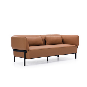 Conjunto de Sofás de Luxo Personalizados para Escritório Executivo, Sofá de Couro para 1, <span class=keywords><strong>2</strong></span> ou 3 Lugares - Product Image 3