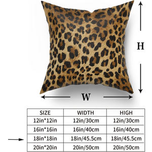 Housse de coussin léopard imprimé animal guépard housse de coussin douce décorative maison canapé canapé décor extérieur taie d'oreiller avant - Product Image 3