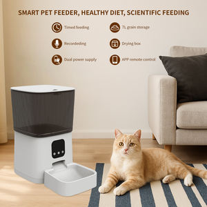 Grosir OEM pengumpan Pat otomatis catu daya ganda pemberi makan anjing kucing pintar Wifi dengan waktu pemberi makanan kucing pintar otomatis - Product Image 5