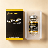 Autocollants personnalisés pour flacons, dorés brillants/mats, résistants à la chaleur, forte adhérence, pour flacons de 3ml/5ml/10ml