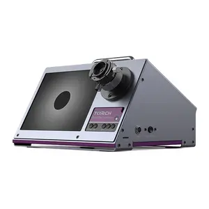 Fiber Optic Inspection Microscope 200/400 Magnifications Fiber Optic Desktop Probe FM100E Integrated Microscope