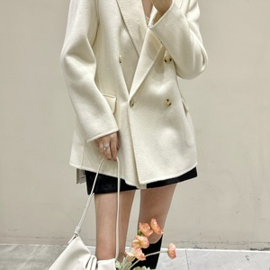 เสื้อโค้ทผ้าขนสัตว์ไซส์ใหญ่ เสื้อสเวตเตอร์แคชเมียร์ขนสัตว์สำหรับผู้หญิง เสื้อคลุมคาร์ดิแกนยาวลำลองสำหรับฤดูหนาว แบบถักลายนูนตามสั่ง - Product Image 6