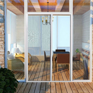 Porte à enroulement rétractable gauche-droite 120x220, moustiquaire <span class=keywords><strong>en</strong></span> fibre de verre de haute qualité pour la sécurité du garage et de la maison - Product Image 3