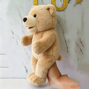 ตุ๊กตาหมีขนนุ่ม ขยับหูได้ ของเล่นตุ๊กตาสัตว์สำหรับเด็ก - Product Image 3