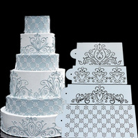 Ensemble de pochoirs en plastique Lixsun pour décoration de gâteau pochoir à biscuits de décoration d'anniversaire de la Saint-Valentin