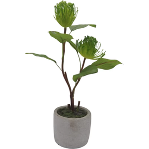 Chrysanthème artificiel bonsaï <span class=keywords><strong>Pot</strong></span> de fleur en <span class=keywords><strong>pot</strong></span> avec plantes simulées pour bureau décor à la maison PVC Durable Faux décoration florale - Product Image 2