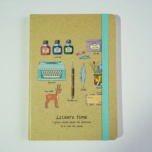 Personalizzare il fantastico quaderno per la scuola di carta Kraft marrone eco-friendly B6 - Product Image 2