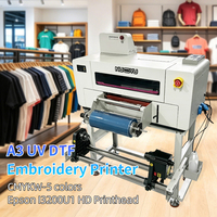 Imprimante UV DTF Nuoyu NY-A301 A3, nouvelle, automatique, tête Epson I3200U1HD, encre UV, largeur 300 mm, 6 PASS/h, pour étiquettes personnalisées, broderie