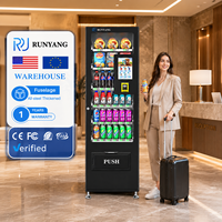 Distributeur automatique de boissons et de collations RUNYANG personnalisé avec vérification d'identité