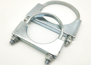 Collier de serrage à boulon en U de 3 "avec boulon rond en acier galvanisé pour l'installation de tuyaux d'échappement - Product Image 5