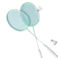 Raquette de badminton Water Dragon War ultra-légère en fibre de carbone, poignée en PU de haute qualité, haute tension, équilibrée, raquette individuelle