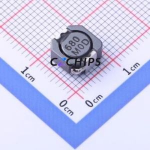 Inducteur de puissance CDRH8D43RT125NP-680MC SMD, 8,3x8,3 mm (Inductance : 68 µH) (Précision : 20 % Courant nominal : 1,03 A) - Product Image 1