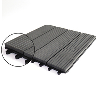 Balcon extérieur installation simple emboîtement base en plastique imperméable anti-corrosion et anti-insectes tuiles de terrasse WPC