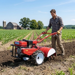 Offre Spéciale – Micro-cultivateur thermique à essence, largeur de travail 59 cm, couleur rouge, pour la culture 3TGQ-5SZ-170 - Product Image 4