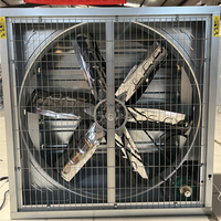Extracteur mural pour temps chaud ventilateur de ferme avicole ventilateur de refroidissement d'échappement monté sur fenêtre pour ventilateur de boîte de Ventilation de ferme avicole