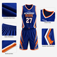 Uniformes de Baloncesto Reversibles Personalizados Elite Pro para Adultos, para Campamentos de Academia, Transpirables, DriFit, que Absorben la Humedad, Estampados