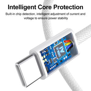 Hot Selling Type-C PD Charging 60W 1m Quick Charge <strong>USB</strong>-C Data <strong>Cable</strong> Braid Shielded 20W 60W Fast Charging For IPhone 16 15 17 - Product Image 6