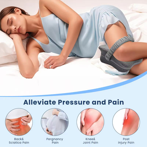 Bantal Kaki & Lutut MJ Comfort Memory Foam untuk Tidur Menyamping - Pereda Nyeri Sciatica - Ringan, Ramah Lingkungan, Dapat Dilepas & Dicuci - Product Image 2