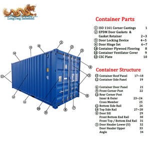 SPA-H Coin en acier galvanisé avec revêtement d'apprêt pour conteneurs, seuil <span class=keywords><strong>de</strong></span> <span class=keywords><strong>porte</strong></span>, pièces et accessoires pour conteneurs maritimes - Product Image 4