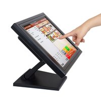 Industriel de 15 pouces Raspberry pi écran tactile résistif de 5 fils pour le système de position