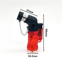 Briquet électronique rechargeable à air comprimé pas cher d'usine 2023, briquet à gaz jetable à allumage direct pour cigare