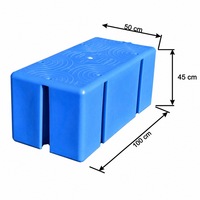 Cubes de pont flottant emboîtables antidérapants avec surface gaufrée – Ponton modulaire flottant