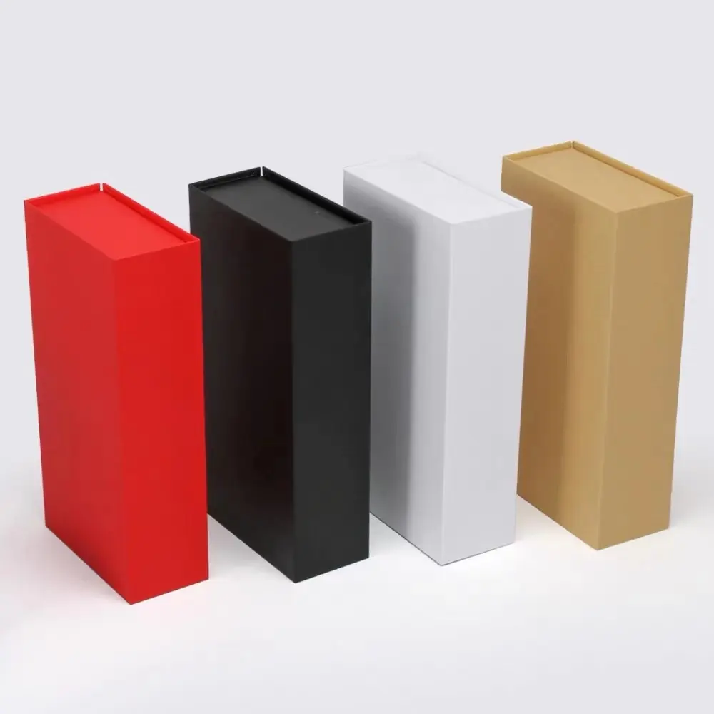Kotak Flip-Top Top tahan lama gaya Foil matte laminasi tahan lama spesifikasi kemasan hadiah barang mewah kertas gaya kaku