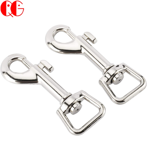 Broche de gatillo giratorio de alta resistencia de Metal de aleación de Zinc, hebilla de gancho, Clip de ojo giratorio DIY para collares, correa de perro, accesorio de Hardware - Product Image 1