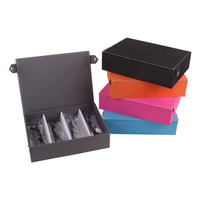 Boîte de présentation de lunettes en gros, étui portable pour lunettes, boîtes d'emballage personnalisées avec logo, étui à lunettes de soleil multi-compartiments en tissu Oxford