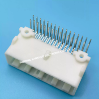 1318745-2 Conector Automotriz Lanshuo de Fabricación China, Componente Enchufable, Pin de 32 Vías, Latón Estañado, Pin de Extremo para Placa PCB