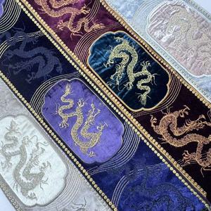 Accessori di abbigliamento in pizzo ricamato con animali in stile retrò nastro intrecciato con nastro intrecciato in jacquard - Product Image 1
