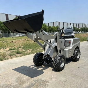 Mini Gasoline Wheel Loader 4WD White Compact Loader for Farm and Garden Use - Product Image 6